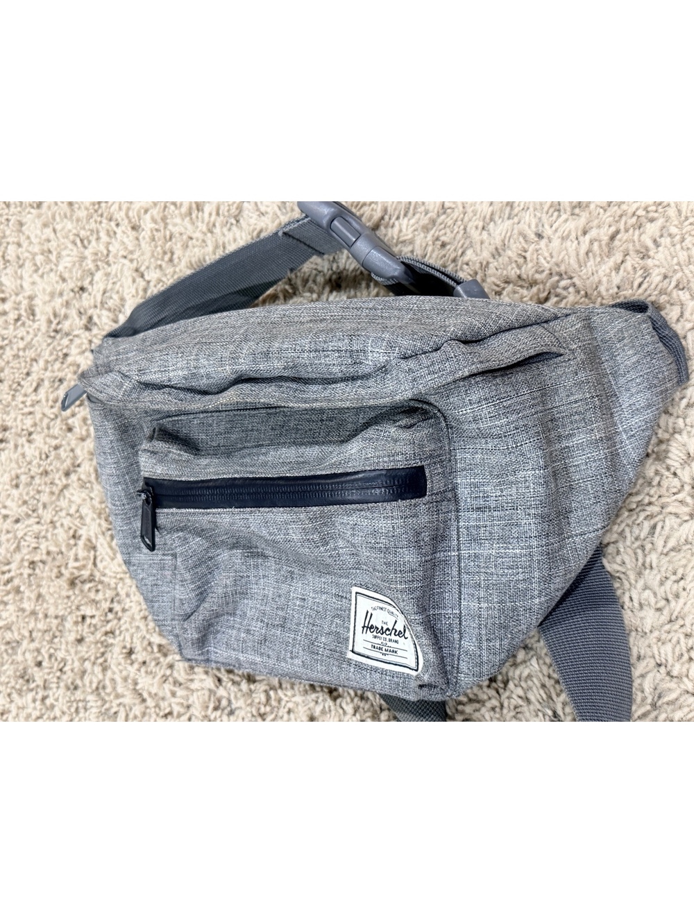 Herschel Gray Crossbody Belt Bag Fanny Pack - Picture 6 of 7